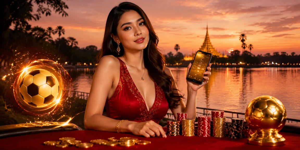 ရန်ကုန်ရှိ အင်းလေးကန်ဘေးမှာ ဘောလုံးလောင်းကစားအသုံးပြုနေသည့်ဓာတ်ပုံ